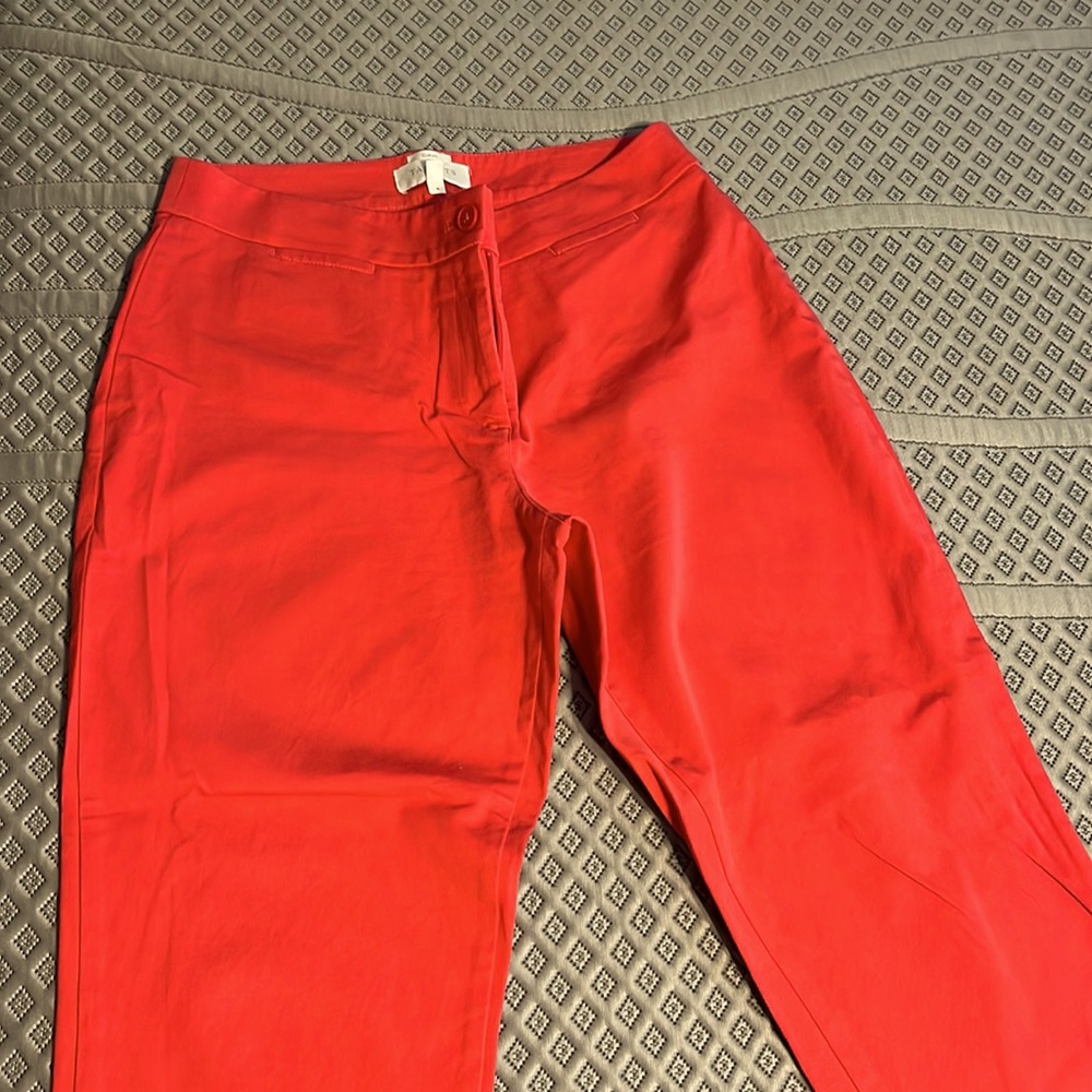 Coral curvy pants